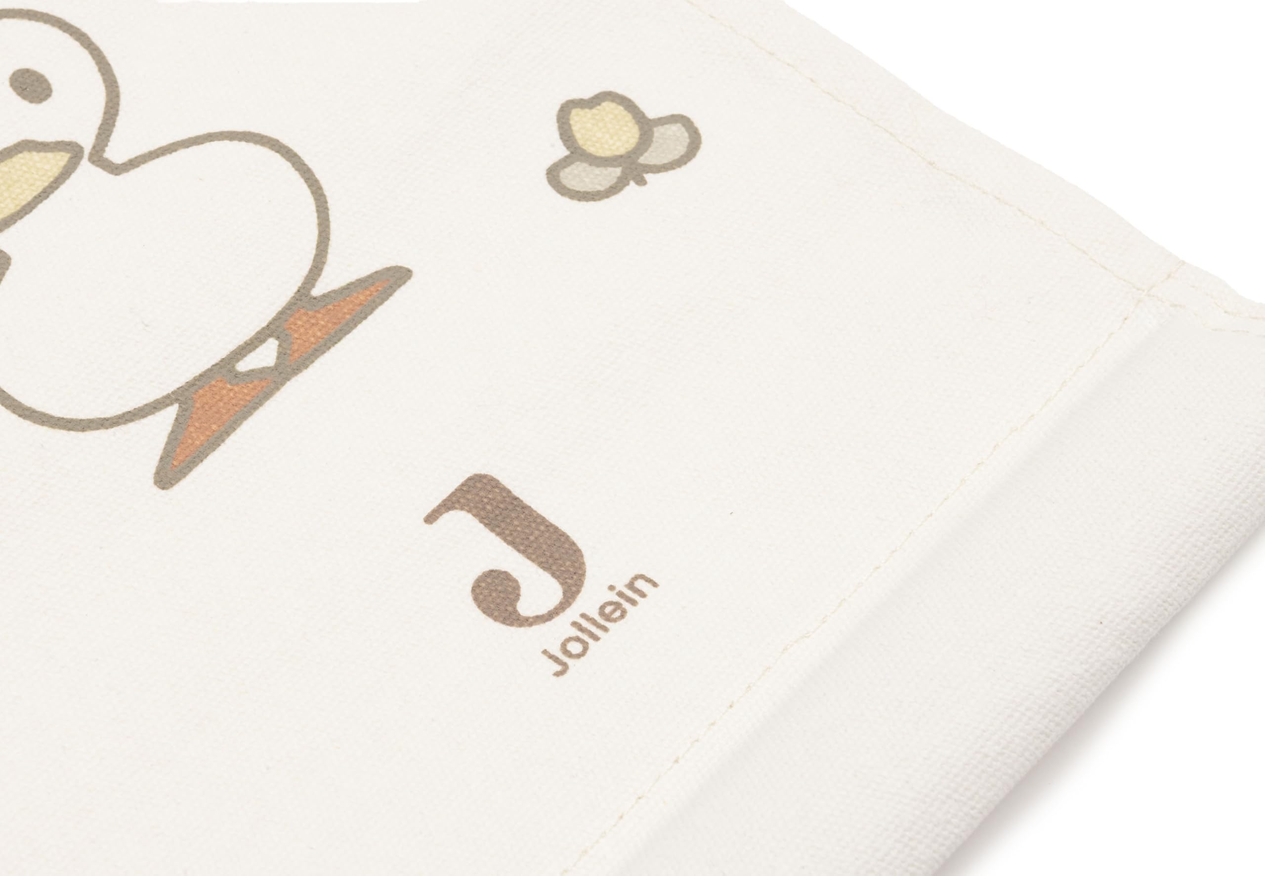 Jollein Toise murale enfant - Miffy Family Farm - toise en tissu pour chambre d’enfant - avec motifs Miffy à la ferme - à suspendre - déco chambre enfant - suivre la croissance et créer des souvenirs