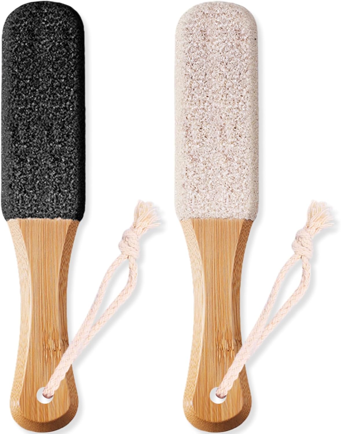 Pedicure Foot File of Heather / White Corundum, Eiflayn 2-Piece Set Callus Remover Foot Rub, Grater Files Foot File Firm Dead Skin, Remover Foot Callus Remover, Pre-Cracked Feet Removal