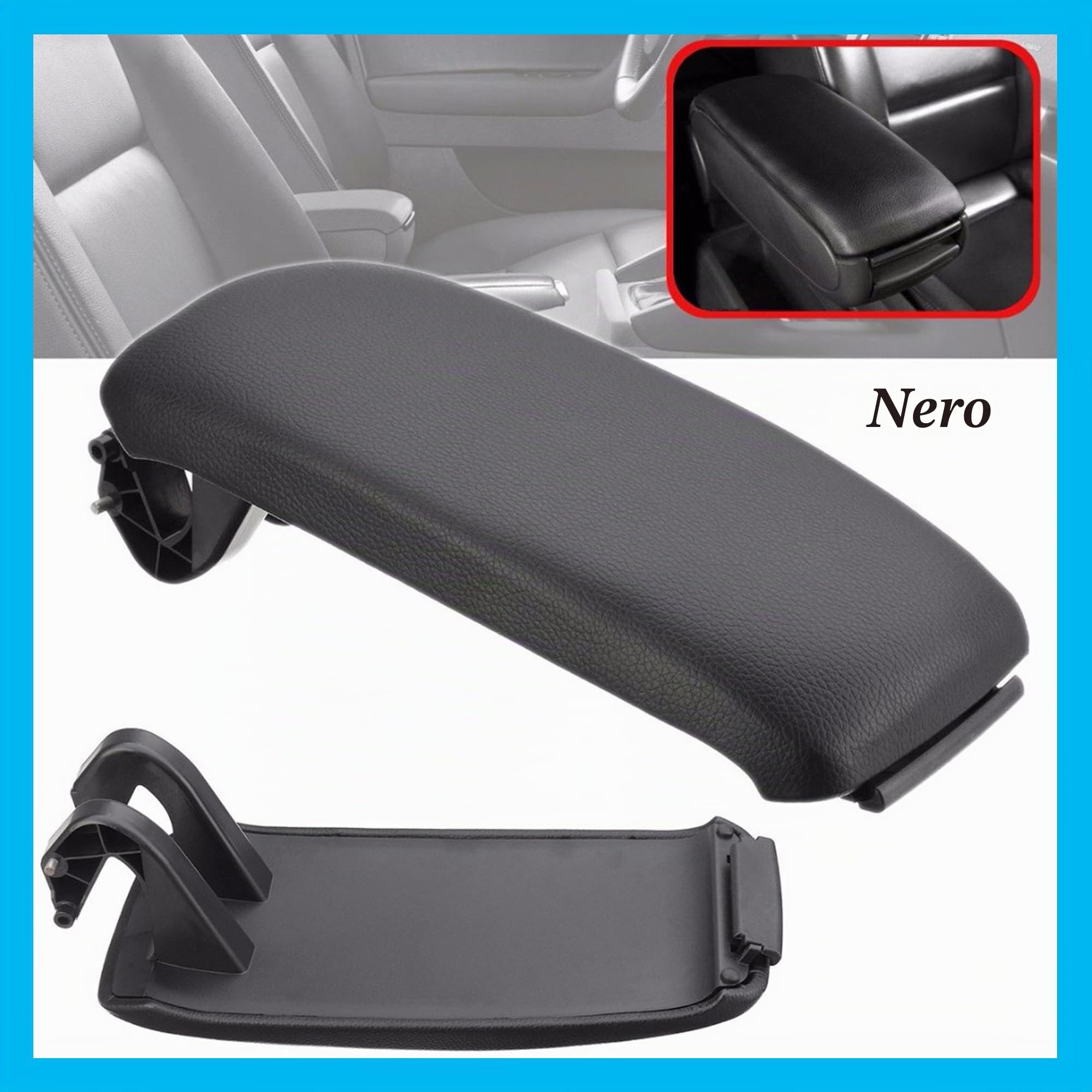 Heart Horse Coperchi braccioli per Auto, Copertura Console A3 Centrale bracciolo della Console Centrale Ricambio braccioli per A udi A3 8P 2003-2012