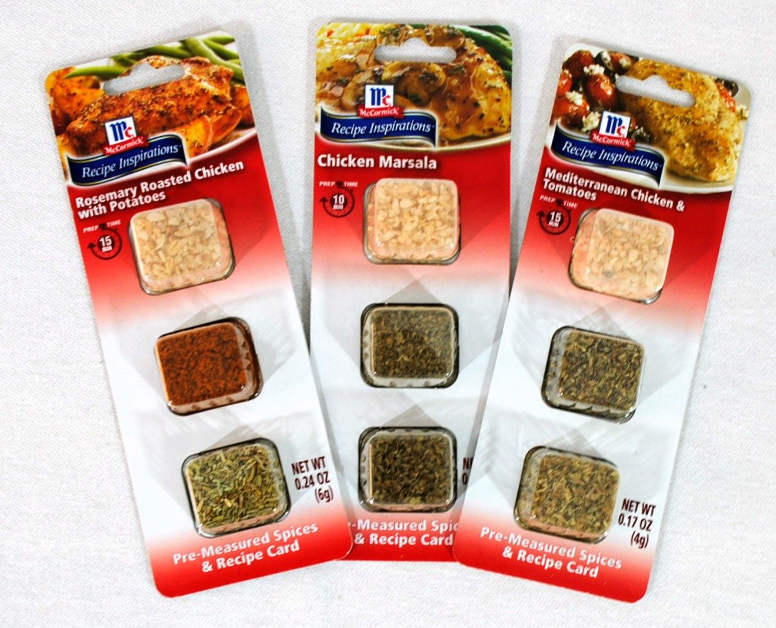Buy McCormick Recipe Inspirations Chicken Variety 3 Pack Featuring