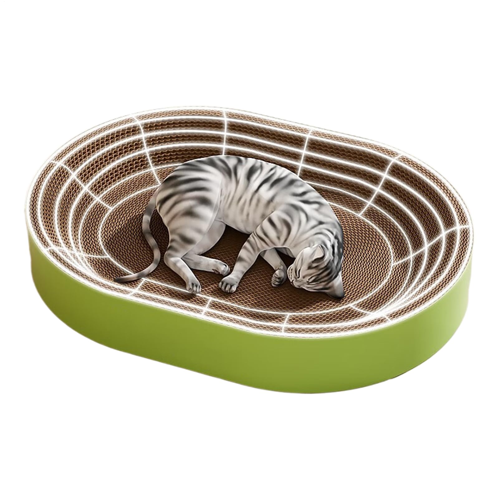 Griffoir pour chat avec niche et perchoir pour salon et appartement