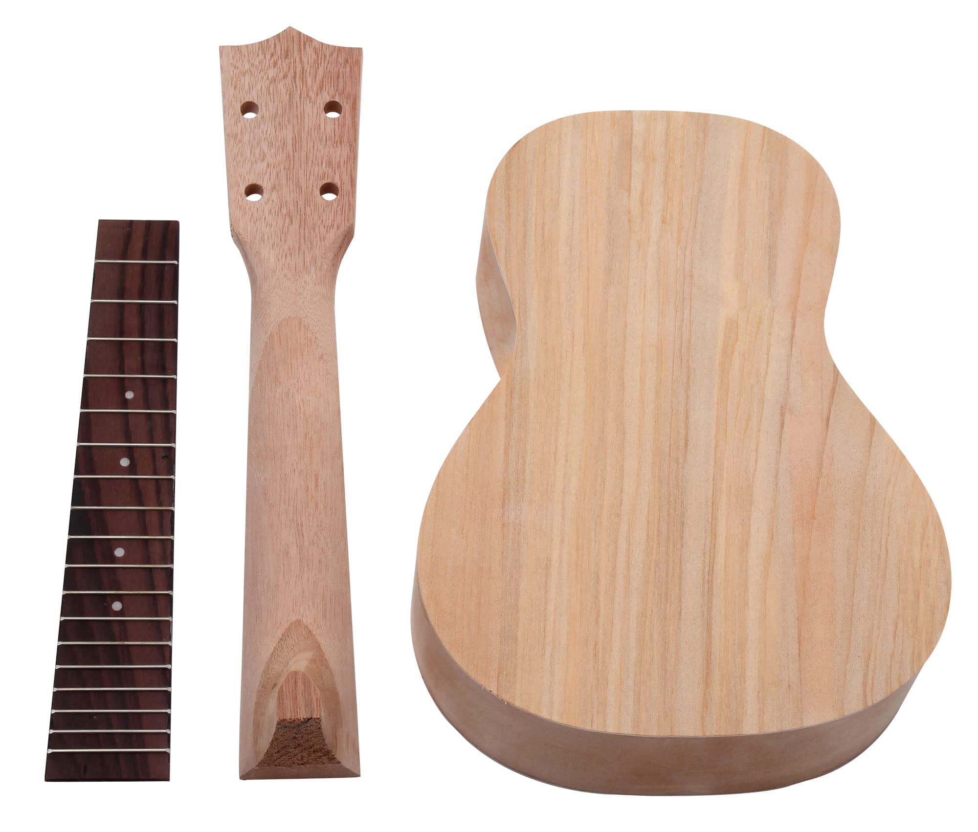 Classic Cantabile UC-240 Kit Ukulélé DIY Concert, Corps: tilleul | Kit ukulélé "Do-it-Yourself" Concert, Touche: palissandre, Mécaniques: mécaniques directes, Couleur: naturel
