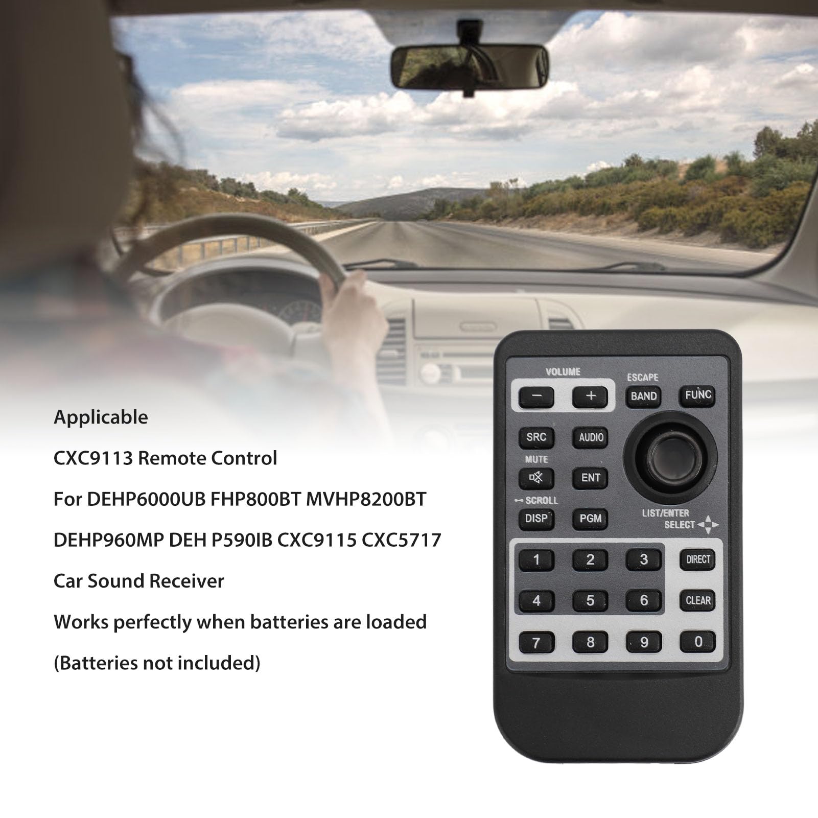 Télécommande De Récepteur De Son De Voiture Pour