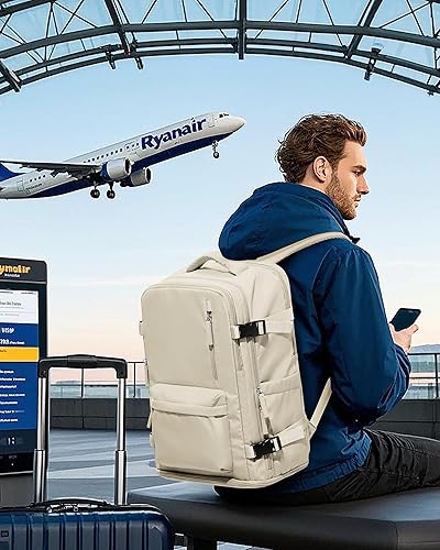 Miniatura 9 de VGCUB - Mochila grande para viaje, trabajo, negocios, mochila para laptop aprobada como equipaje de mano para vuelos, unisex, X-Grande, X-Large  1