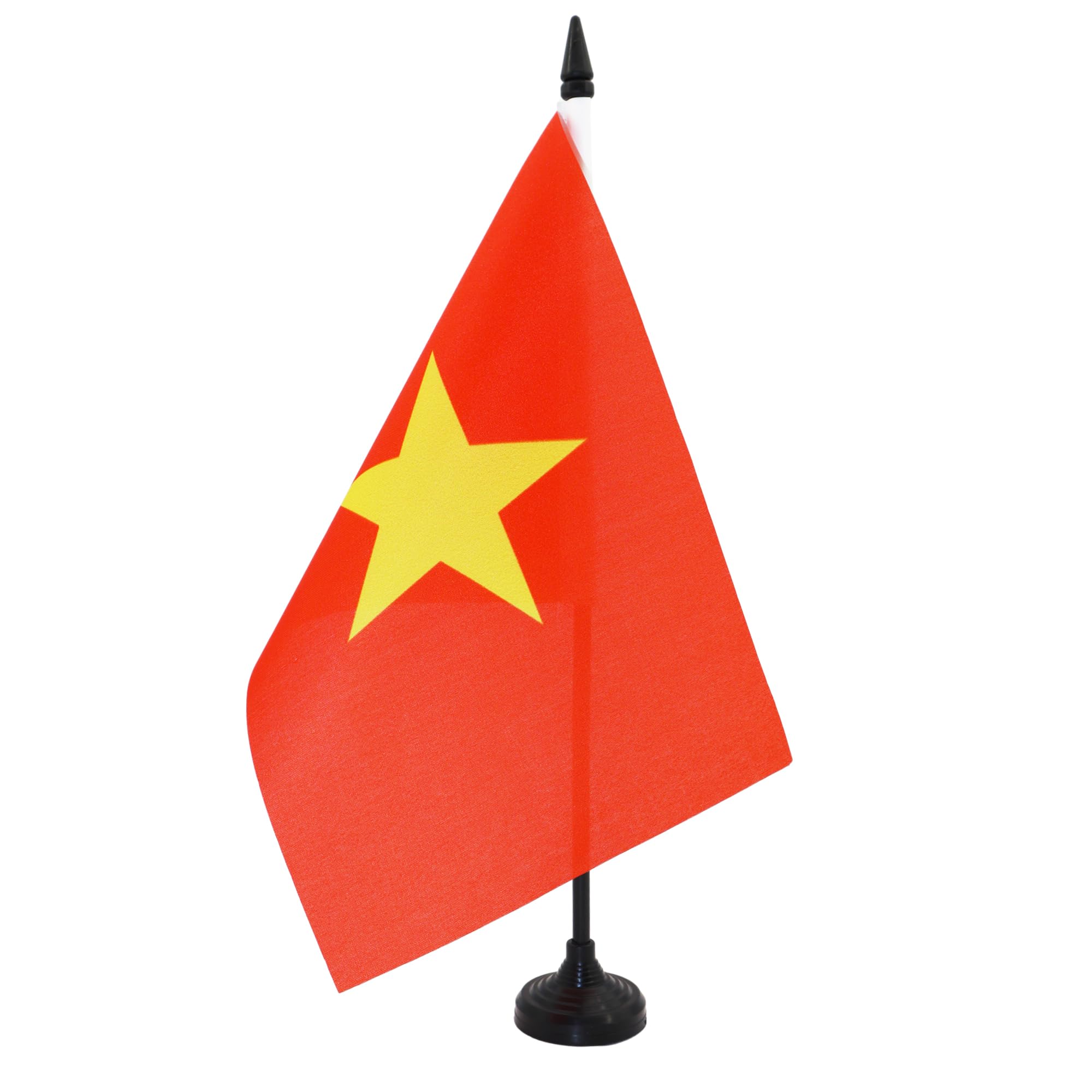 AZ FLAG Vietnam Table Flag 21 x 14 cm Small Vietnamese Office Flags 14 x 21 cm