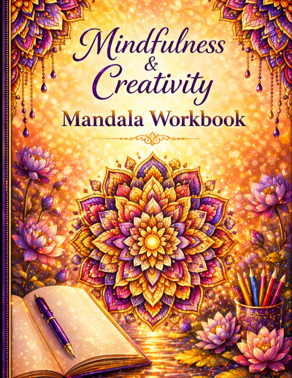 Mandala Workbook for Mindfulness & Relaxation: Color, reflect and slow down with calming prompts, mindful exercises and mandala pages