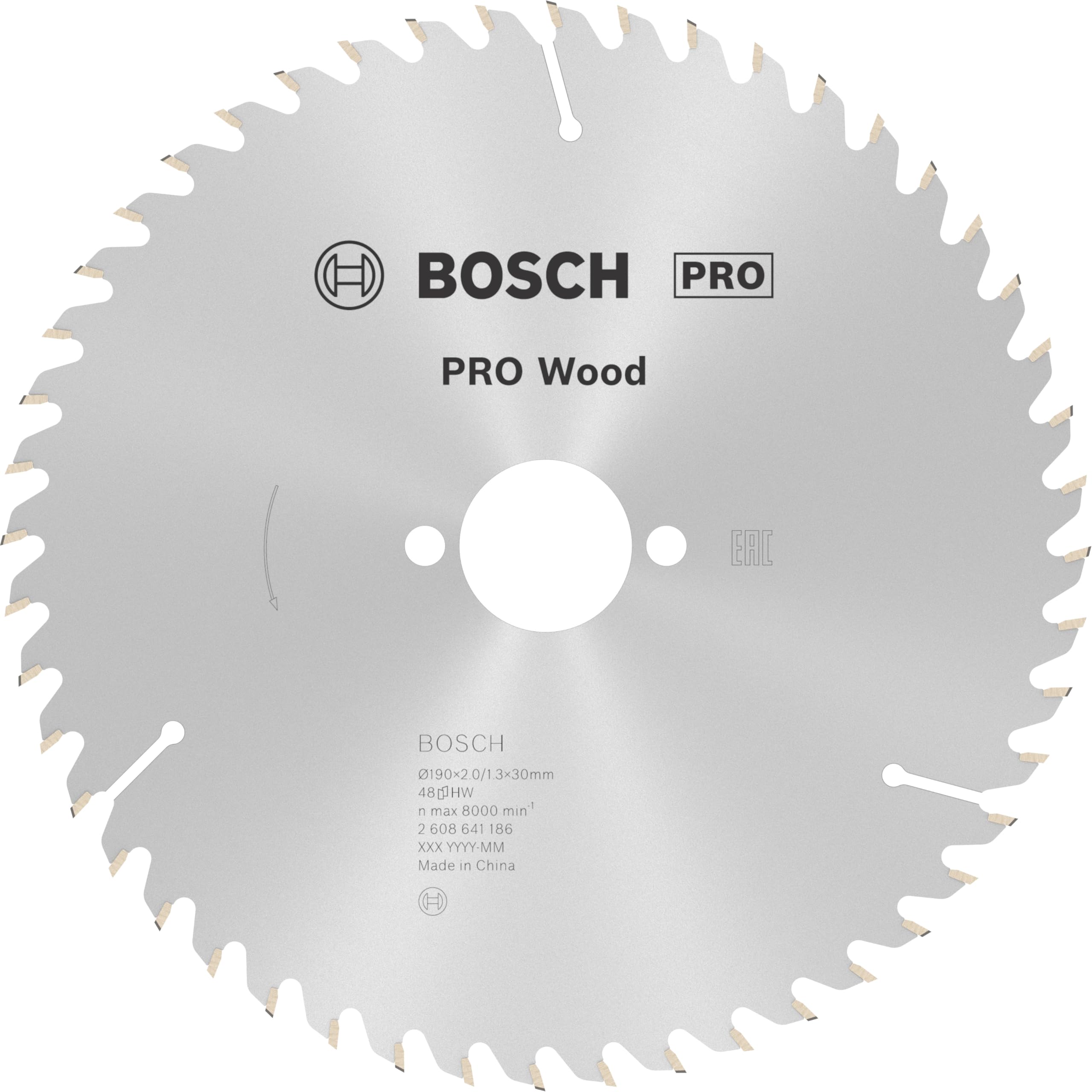 Bosch Professional Optiline Wood Circular Saw Blade190 X 30 X 2.0 mm48 Teeth from B&Q