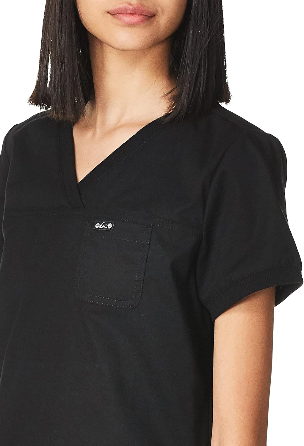 koi Classics 247 Women's Nicole Scrub Top X-Large Black