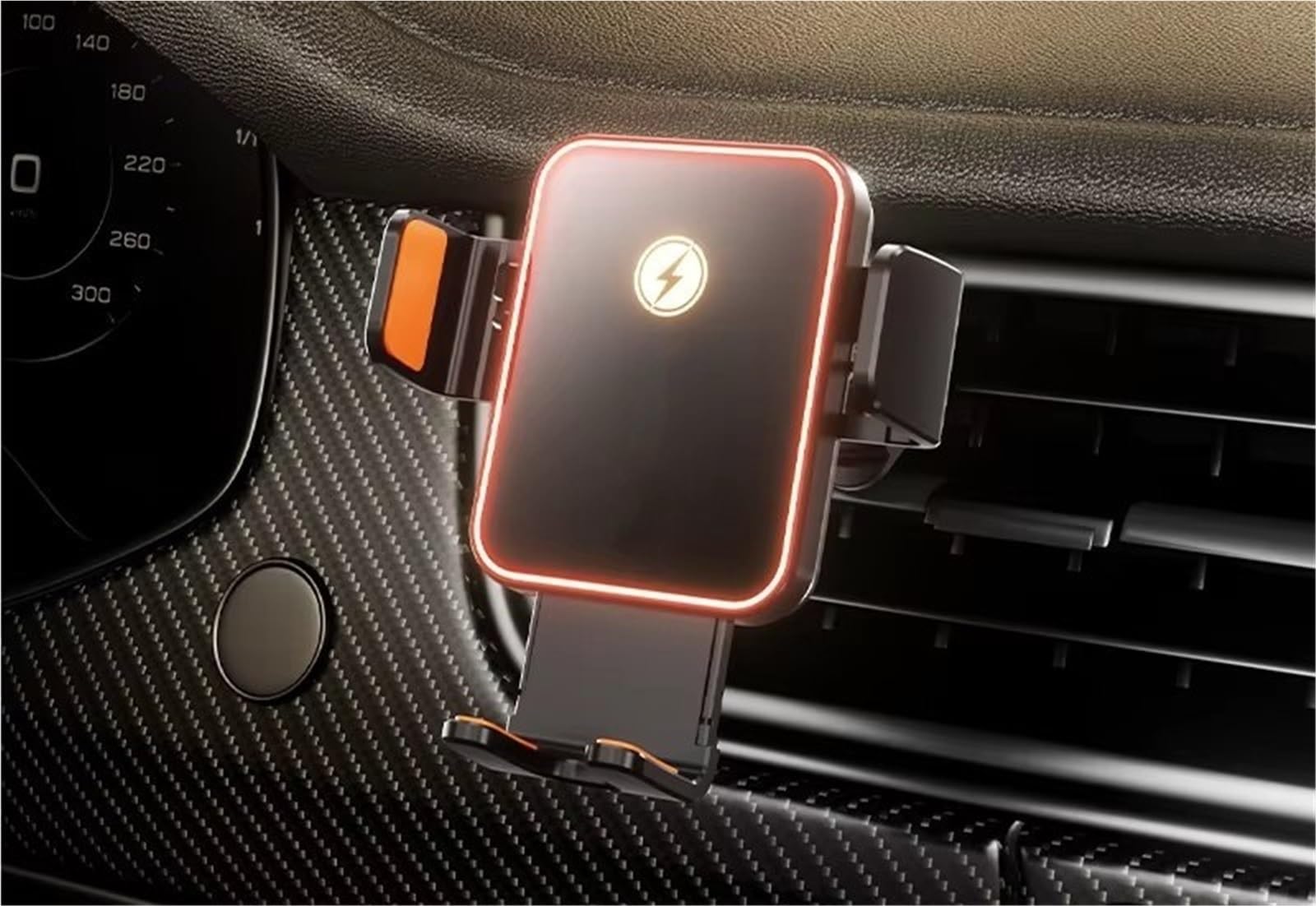 para iPhone 12 13 14 15 Soporte Magnético Teléfono 15W Cargador Rápido Inalámbrico Soporte Ventilación Aire Inducción Infrarroja Soporte Móvil Coche