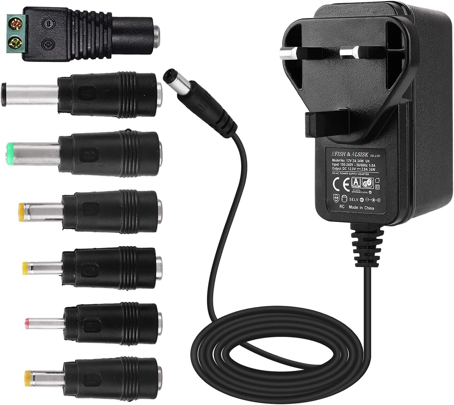 Travel Adapter Fast Charge,Worldwide All in One Universal Travel Adapter with PD3.0 Type C & USB-A Quick Charging Portable Wall Charger AC Power Plug Adapter for UK USA EU AUS-Black