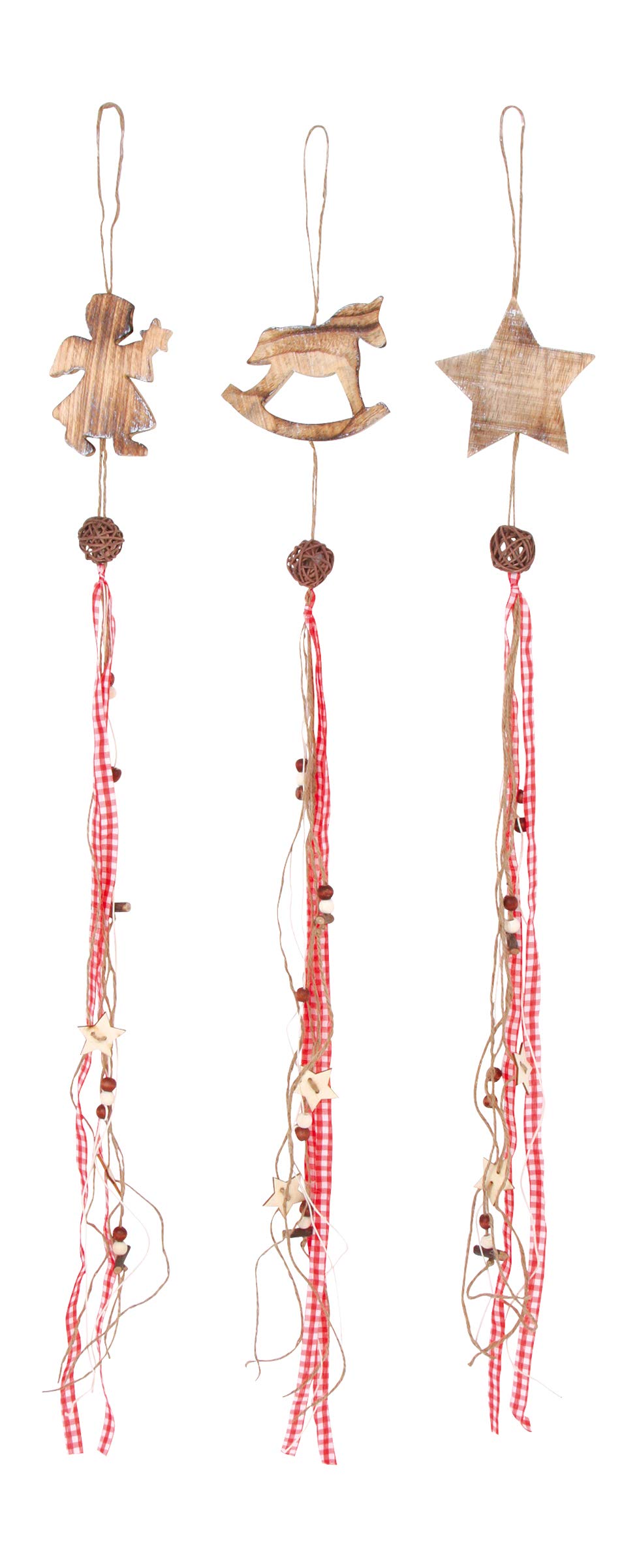 Small FootCompany 2258 Holzhänger, Red/White