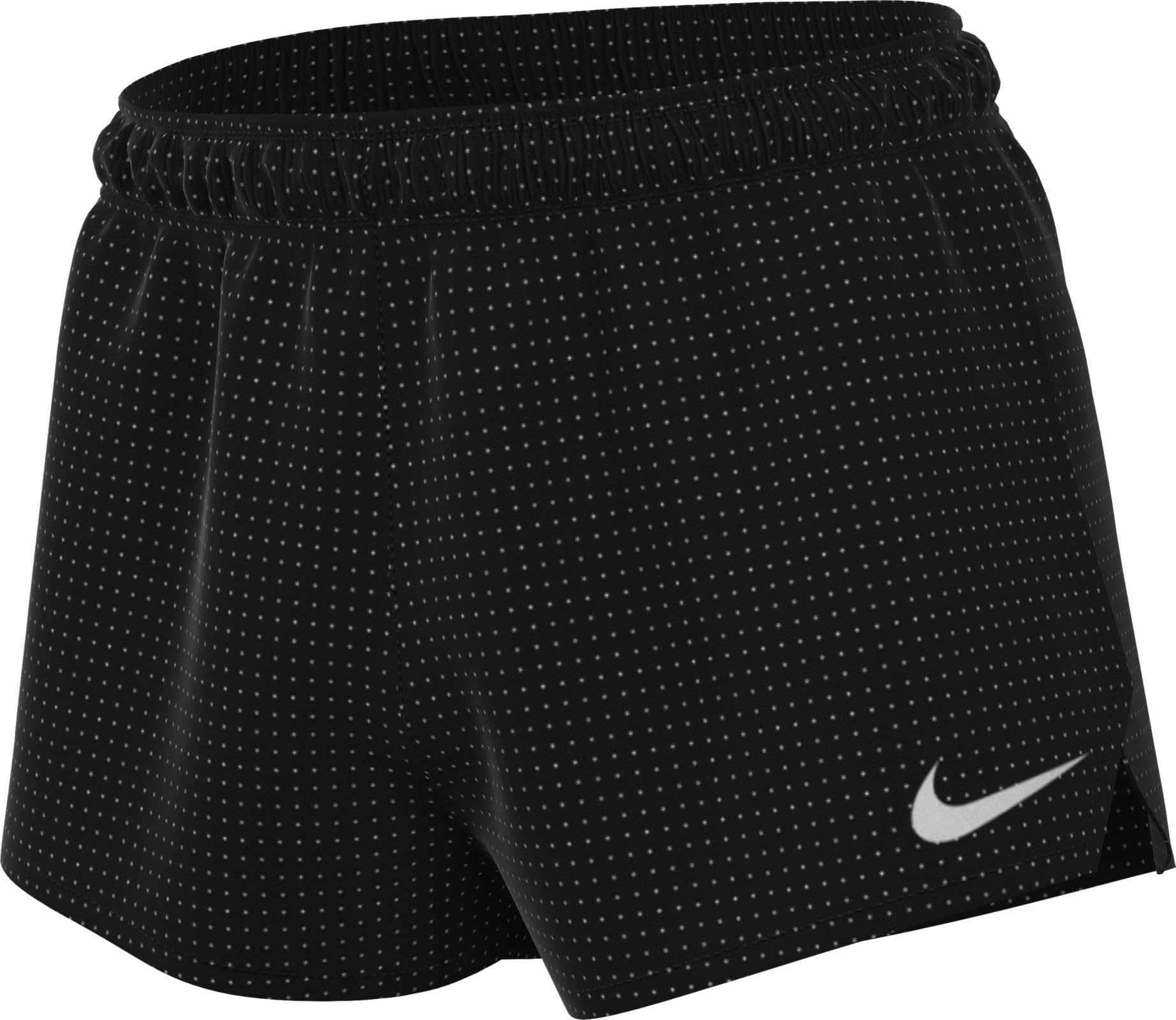 Nike Shorts M NK DF Fast 3In BF Short, Black/​Black/​Reflective Silv, FN3355-​010, L