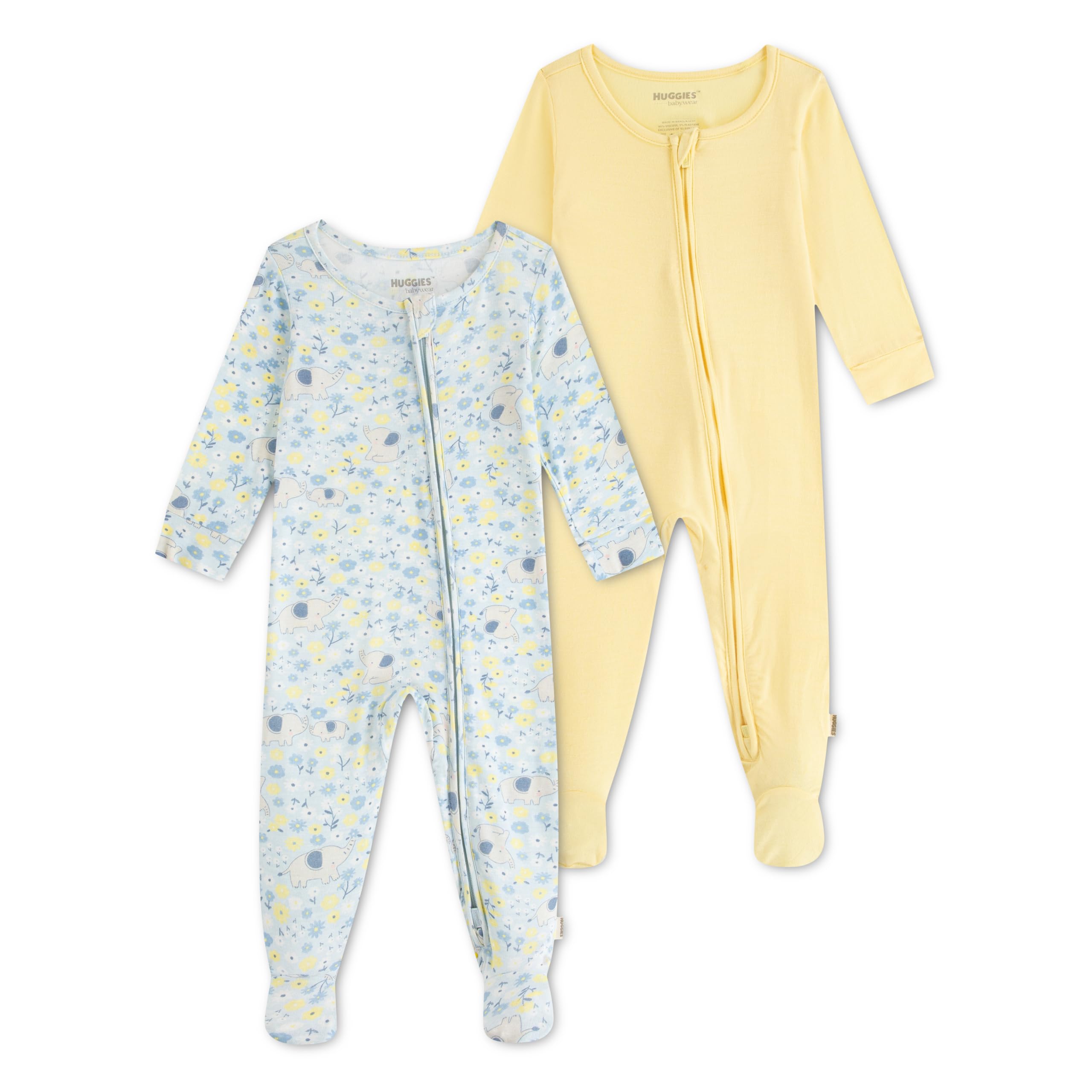 HUGGIES Baby 2-pack Footed Coverall