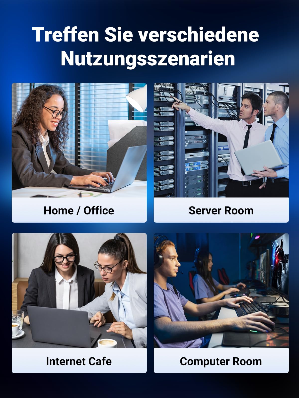 UGREEN Cat 8 LAN Kabel Netzwerkkabel Ethernet Kabel(20M)