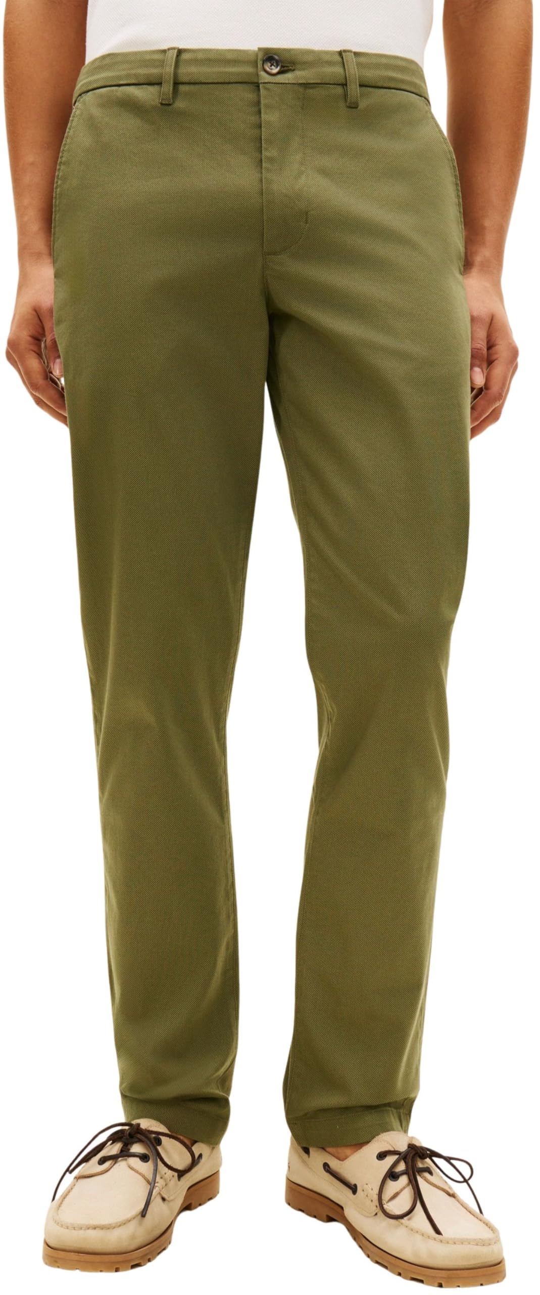Tommy Hilfiger Herren Hose Chino Printed Structure Stretch