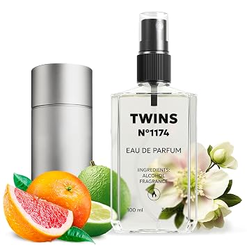 TWINS Impression of 212 Men | Perfume for Men Eau de Parfum | No.1174 | 3.4 Fl Oz / 100 ml