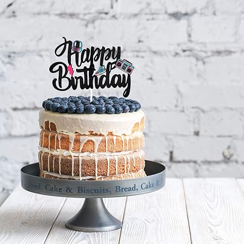 Miniatura 3 de Decoración para pastel de feliz cumpleaños de los años 90, suministros para tartas de fiesta de los años 90, decoraciones de fiesta de los años 90