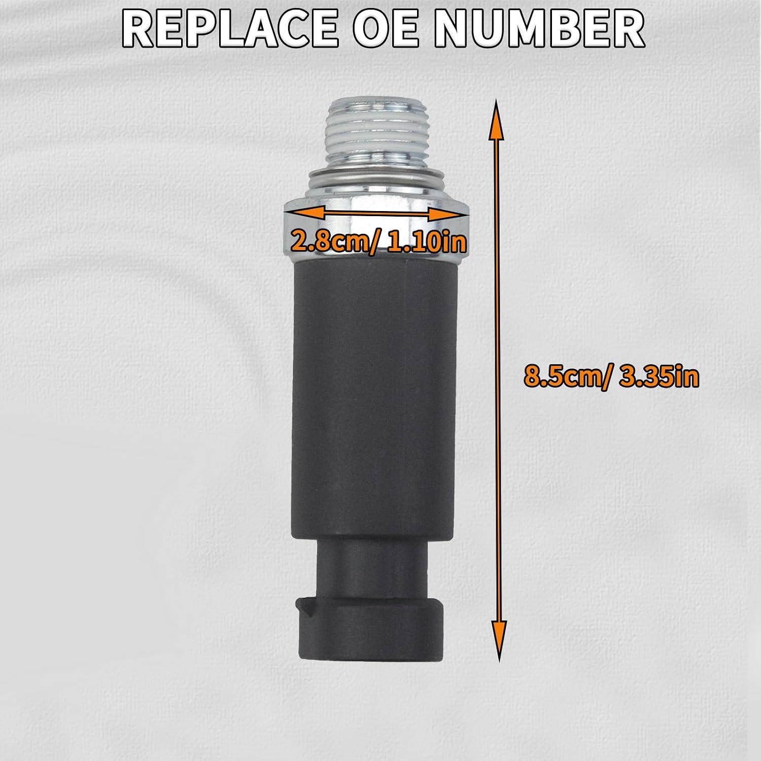 D1818A Oil Pressure Sensor, Comaptible with Cadillac Escalade Chevy Silverado Tahoe Sierra Yukon 1999-2002, Oil Pressure Switch & Sender Unit Replace 12562267, 19244505