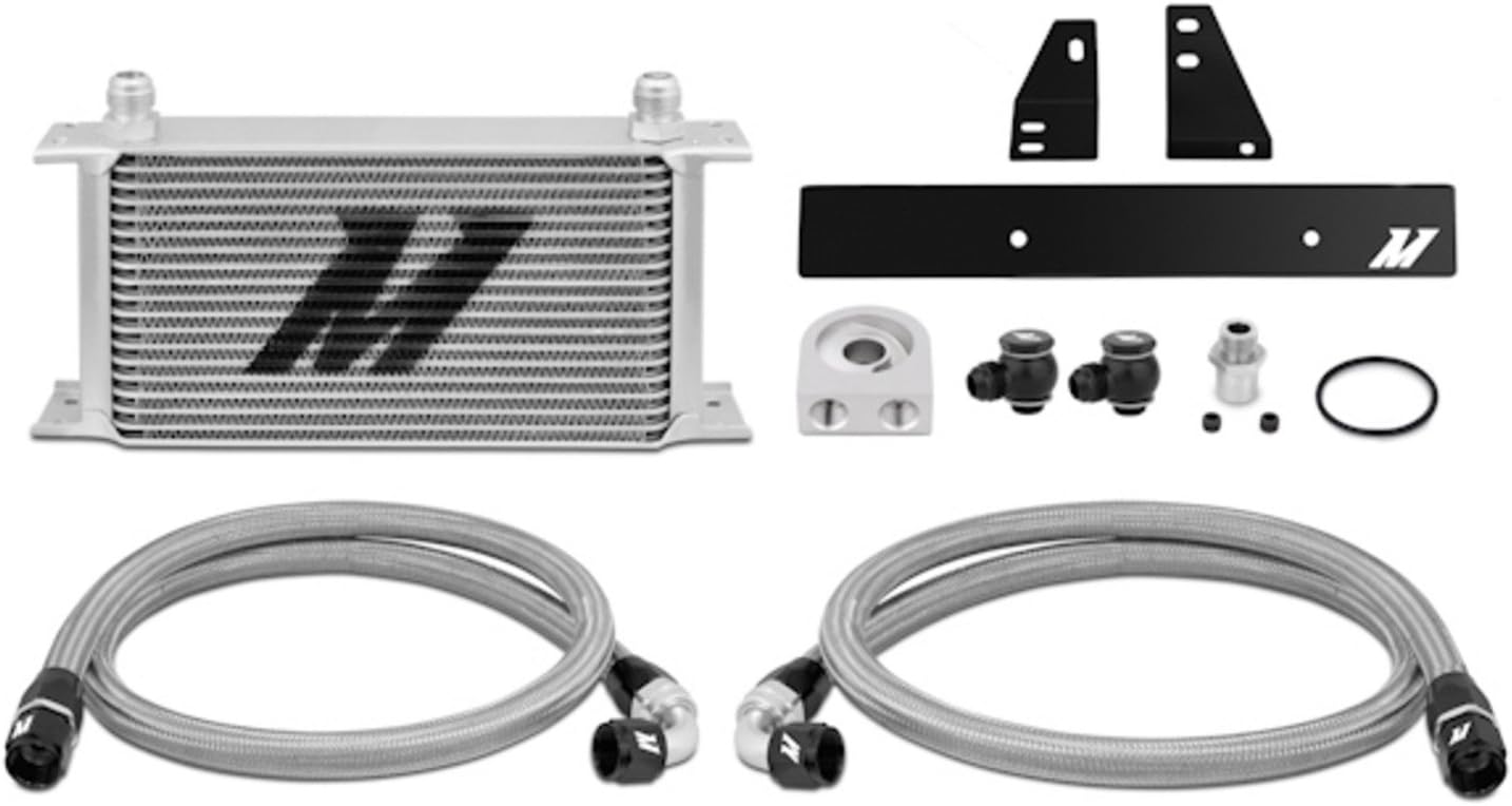 Mishimoto MMOC-370Z-09 Oil Cooler Kit Fits Nissan 370Z Infiniti G37, 2008+ Coupe only Silver