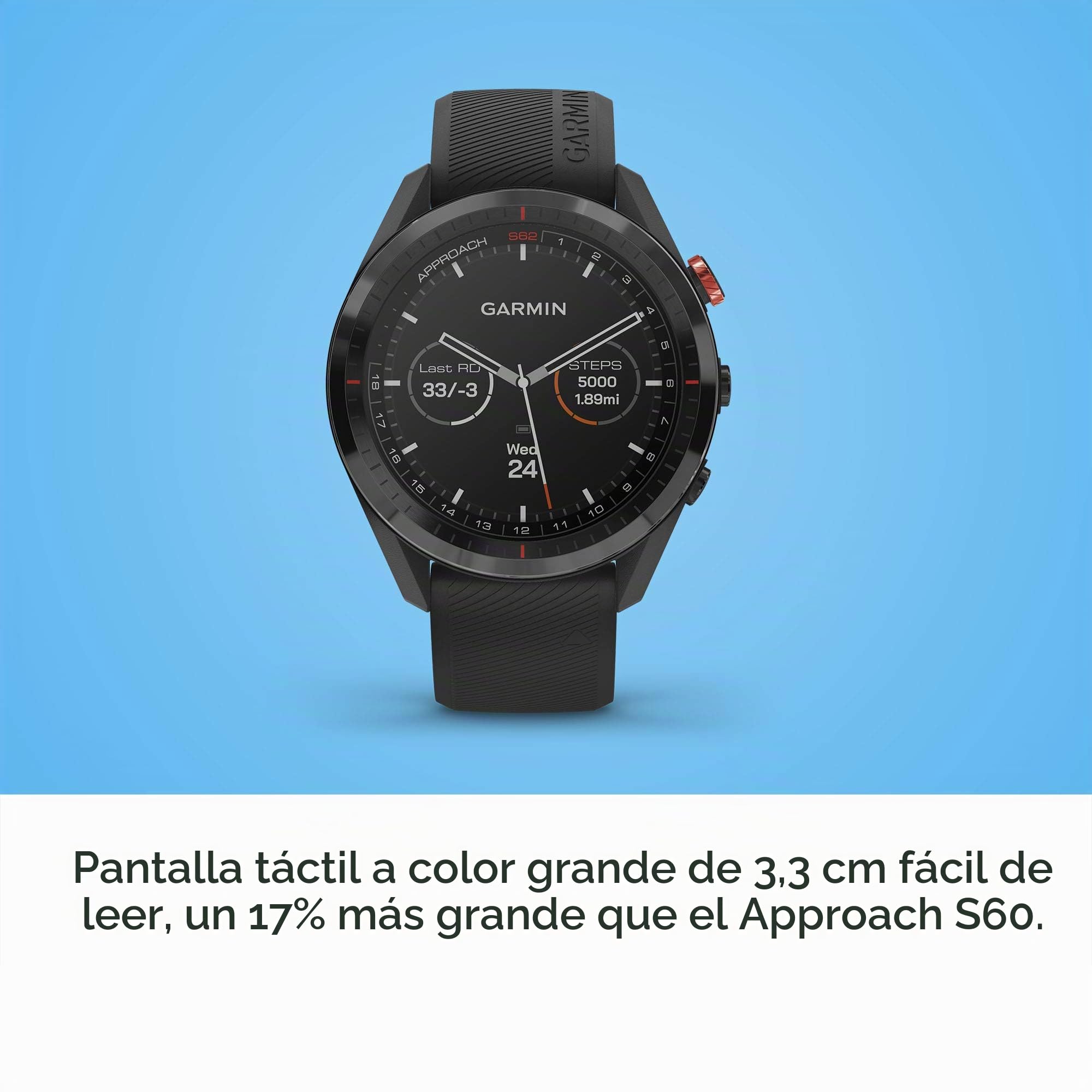 Garmin Approach S62 Smartwatch Golf Black + Garmin Approach CT10