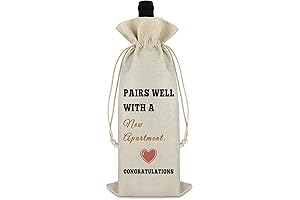 First Home Housewarming Wine Wrap Bag: Perfect New Apartment Gift