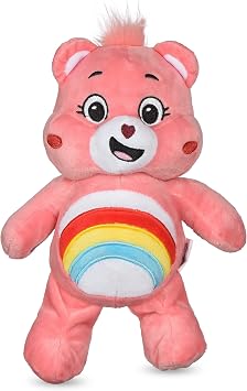 Pet Care Bears Stuffed Animal Squeaky Toy Cheer Bear 9" with Crinkle Ears Inside | Cheer Bear Squeaky Plush Toy for Dogs | Collectible Dog Toys FF19786