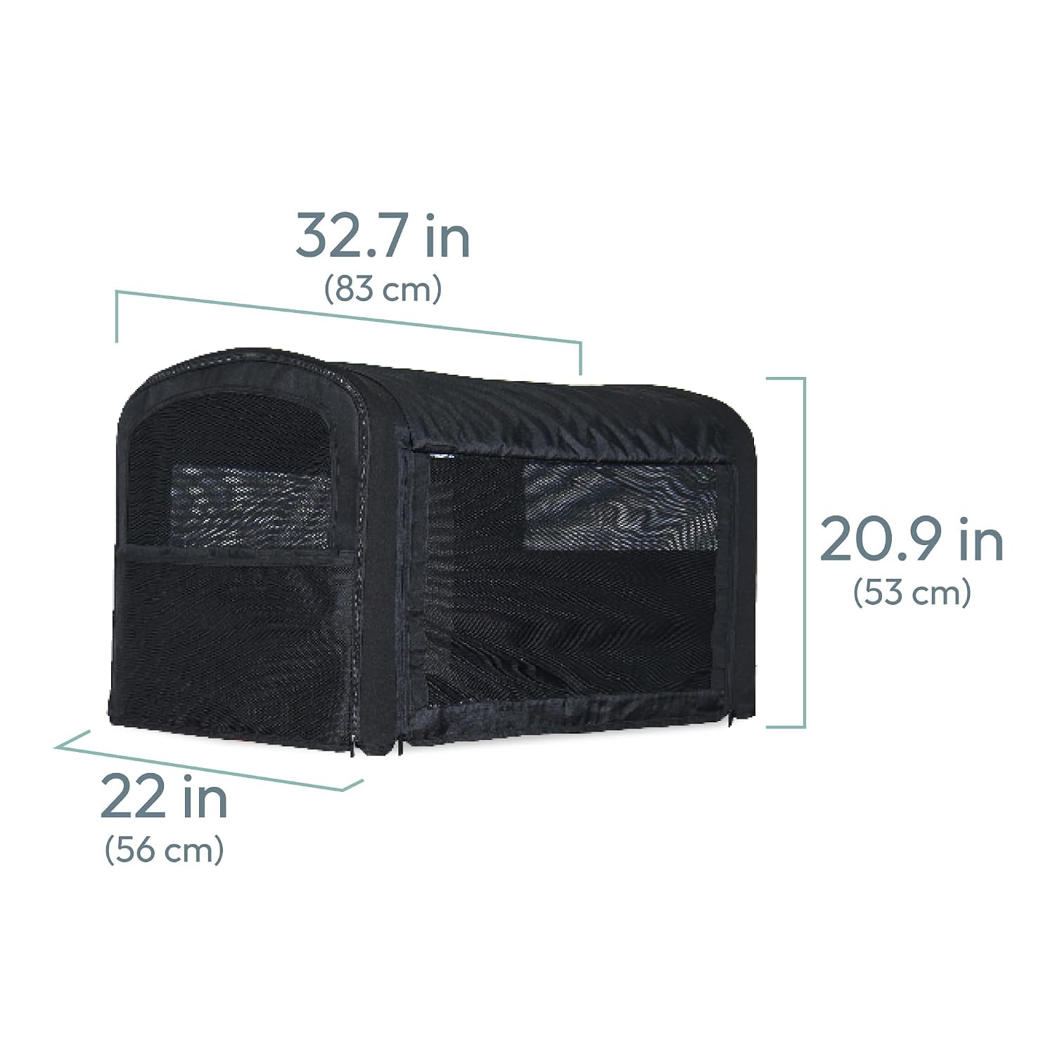 WonderFold Flex Canopy - Stroller Wagon Canopy - UV Protection - Overhead Attachment & Stroller Wagon Sun Shade - Fits W4 Elite/Luxe - Black