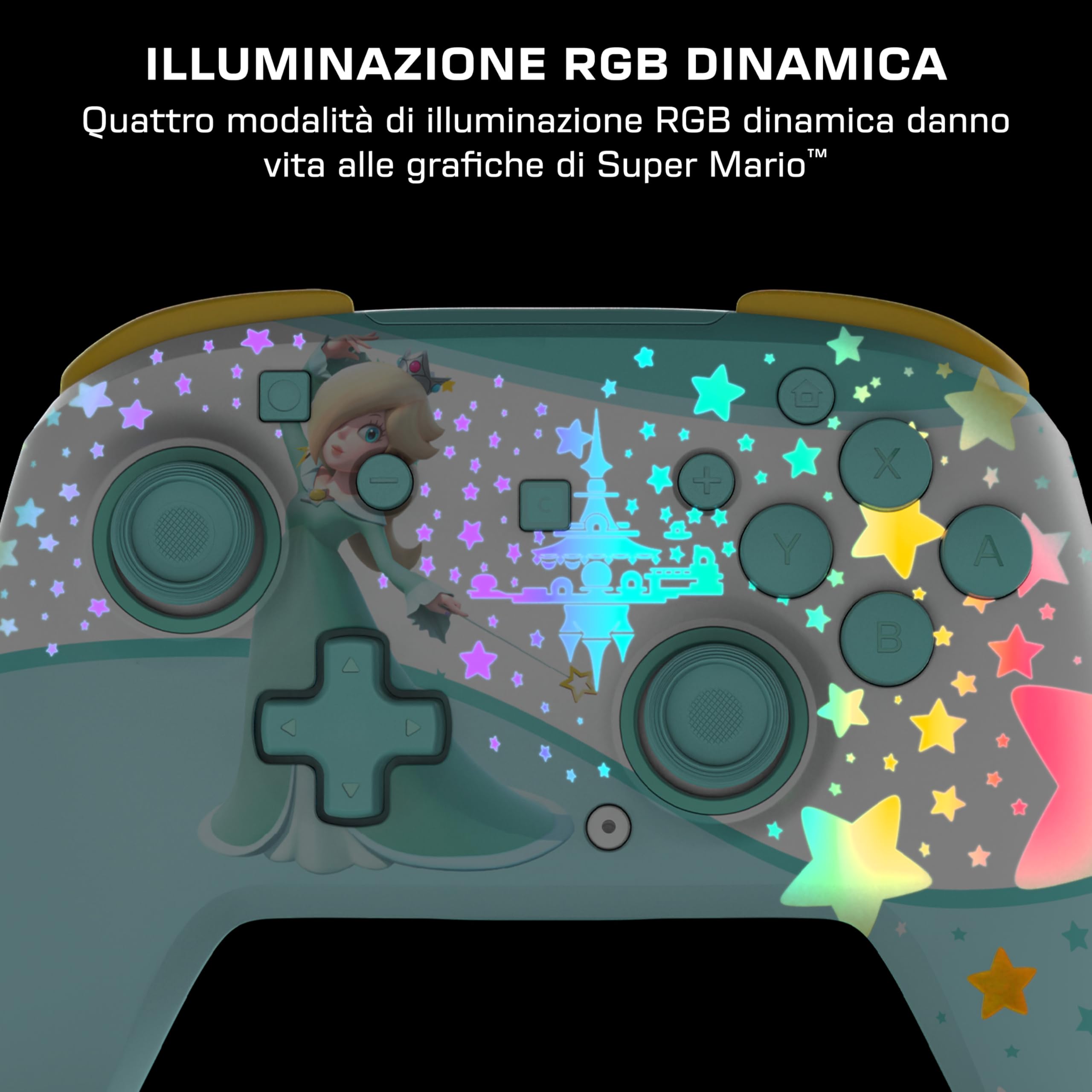 Turtle Beach Rematch Rosalina Controller da gaming wireless per Nintendo Switch. Funziona anche con Nintendo Switch 2