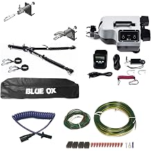 TrendsAuto Blue Ox Alpha 2 Tow Bar & Baseplate Combo Wiring Kit & Patriot Brake System fits 2019 2023 Jeep Cherokee Steel Bumper w/Tow Hooks Decal | BX1143 BX7421 BX88206 BX88440 BX8848 BRK2022