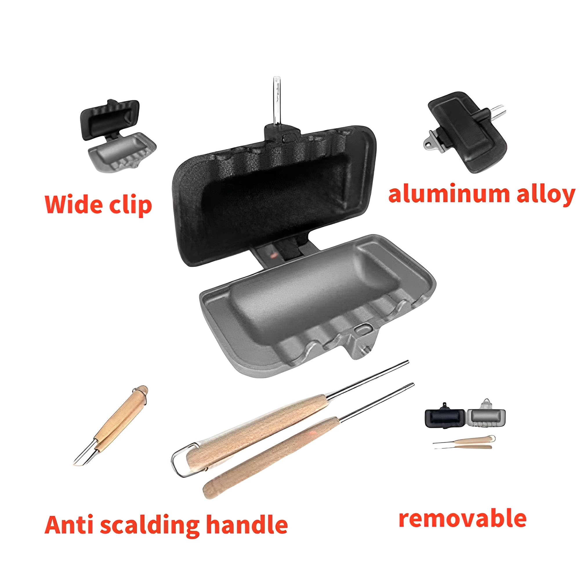 Double Sided Sandwich Pan | 4w1h Sandwich Maker - 4w1h Sandwich Maker - View #3