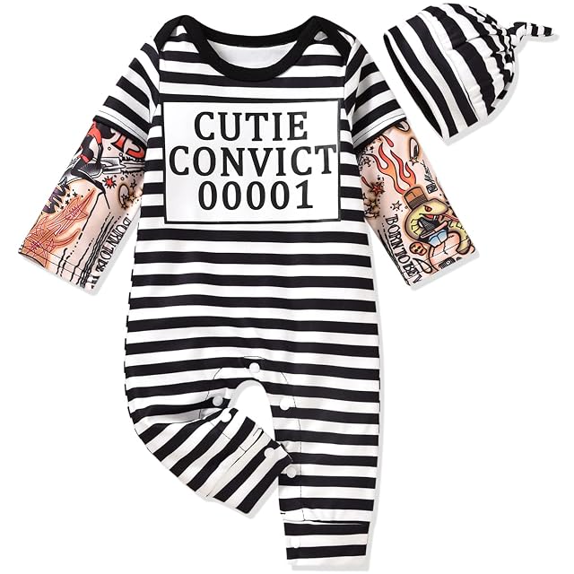 Aalizzwell Baby Halloween Outfit First Halloween Hooded Romper One-Piece Jumpsuit for Toddler Boys Girls