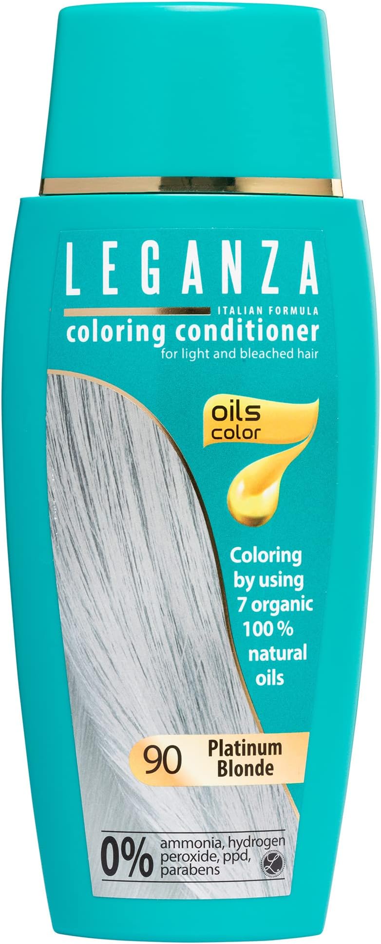 Coloring Conditioner Color 90 Platinum Blonde with 7 natural oils ammonia and Paraben Free