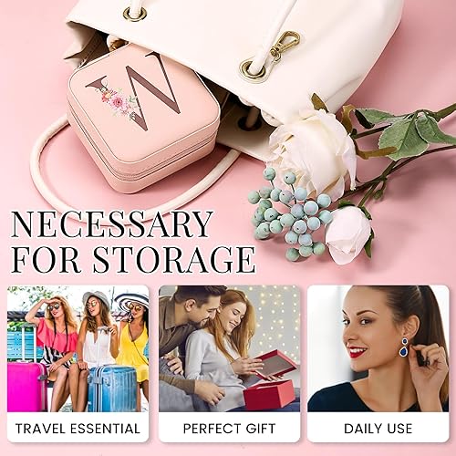 Miniatura 6 de Estuche de joyería imprescindible para viajes, accesorios de viaje esenciales para mujeres, adolescentes, niñas, regalos de moda, regalos de idea