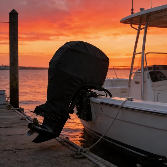 Outboard Full Cover for Mercury Outboard Engines (200 to 400 Verado 6 CYL 2.6L, Leg Length:25)