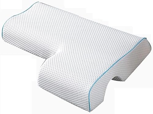 Miniatura 15 de Trendy Moon - Almohada arqueada de espuma viscoelástica para parejas, almohada arqueada con espuma viscoelástica de rebote lento para descansar