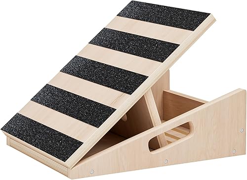 TEMI Tabla inclinada para estiramiento de pantorrillas, tablas inclinadas profesionales para estiramiento de pantorrillas, resistente, tabla de cuña