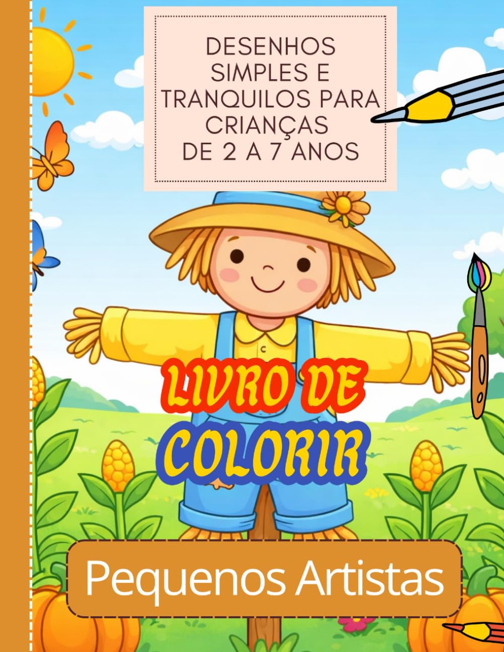 LIVRO DE COLORIR - PEQUENOS ARTISTAS