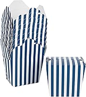 Vista 32 de Restaurantware -Cajas de comida para llevar de 8 onzas, 200 cajas desechables de alimentos para llevar, con bloqueo de pestañas, apilables, cajas