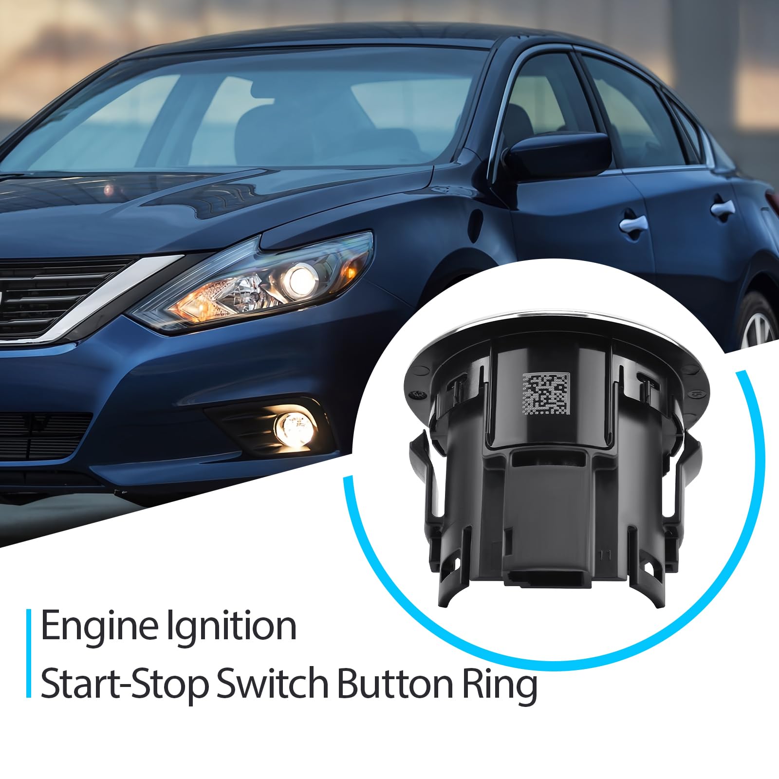 Amazon.com: Engine Ignition Start-Stop Switch Button Ring Replaces