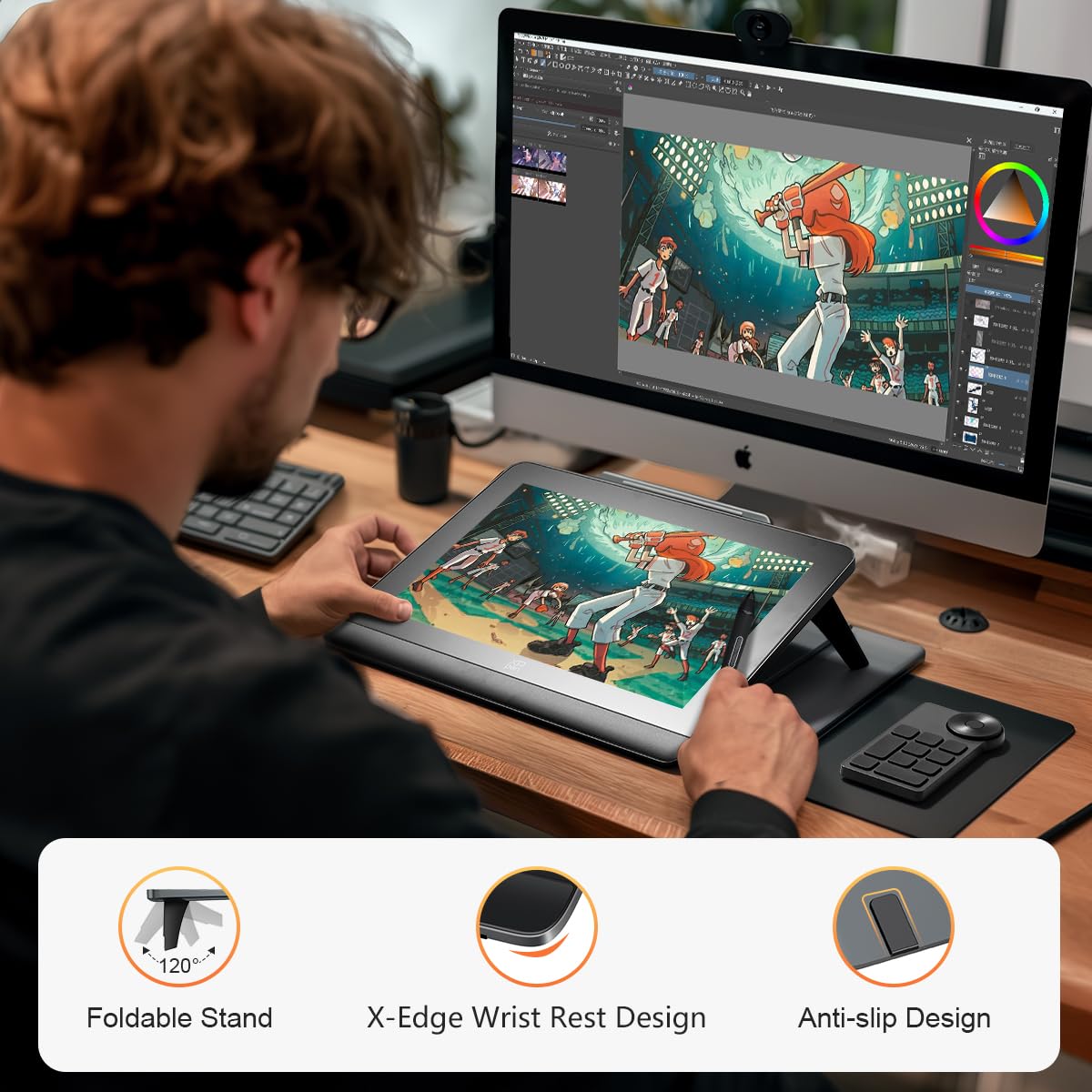 XP-PEN Artist Pro 14 Gen2 Drawing Tablet with Screen，Drawing