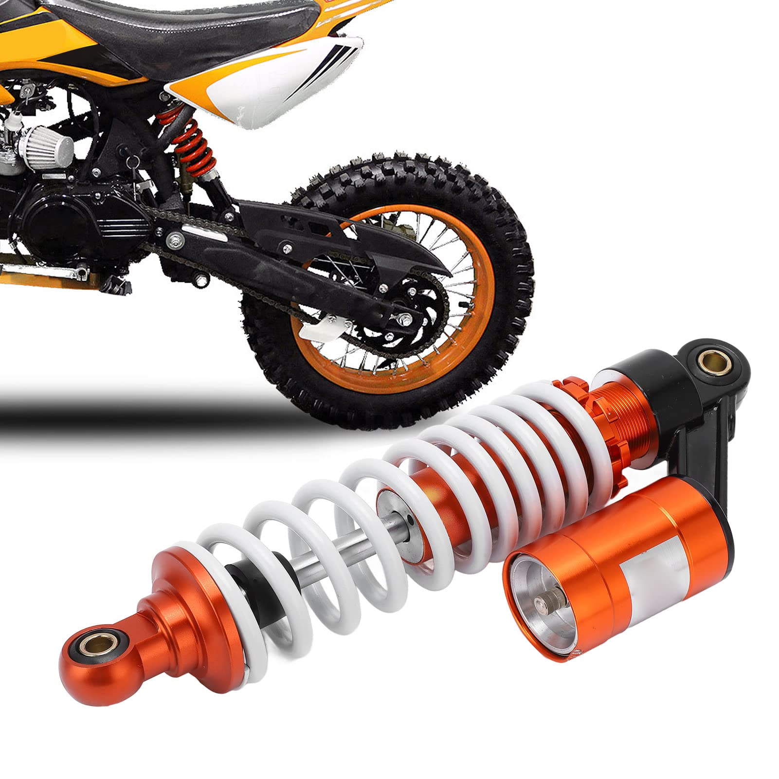 Amortyzator, 305 mm, przedni amortyzator powietrza, amortyzator, amortyzator, mono, regulowany zamiennik do motocykli, ATV, samochodów terenowych, skuterów