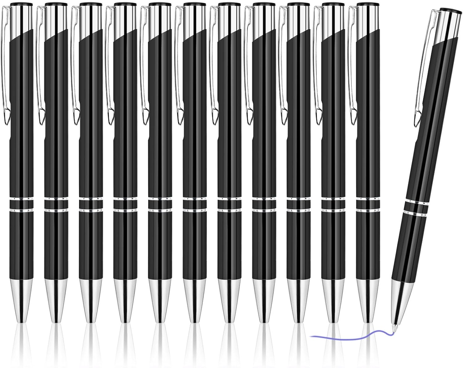Penna Multicolore 4-in-1 Retrattile - Set 7 Pezzi Per Scuola E Ufficio | Design In Metallo - Foto 6