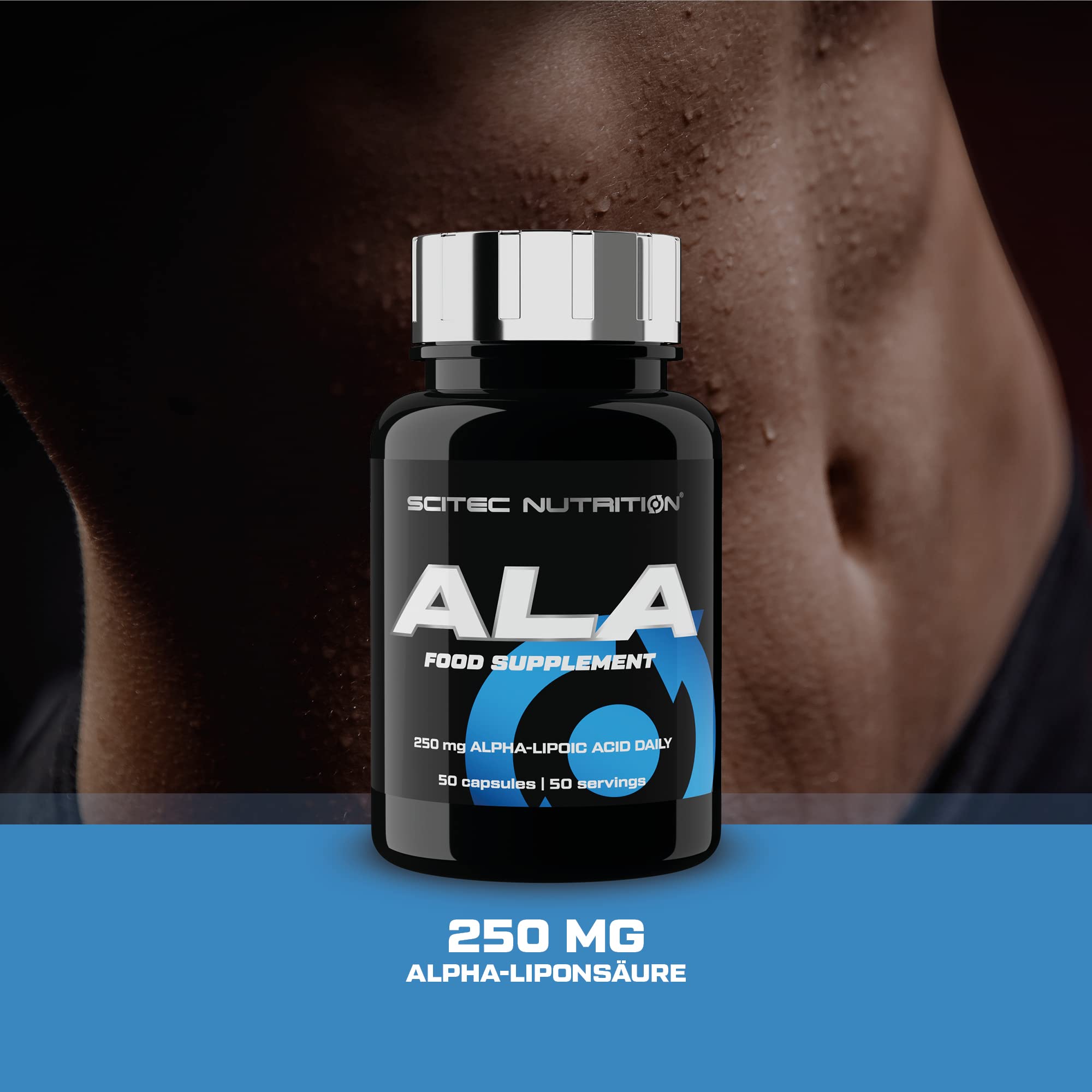 Scitec Nutrition ALA - Antioxidans und Nährstoffpartitionierer - für verbesserten Zellschutz und Blutzuckerregulierung, 50 Kapseln