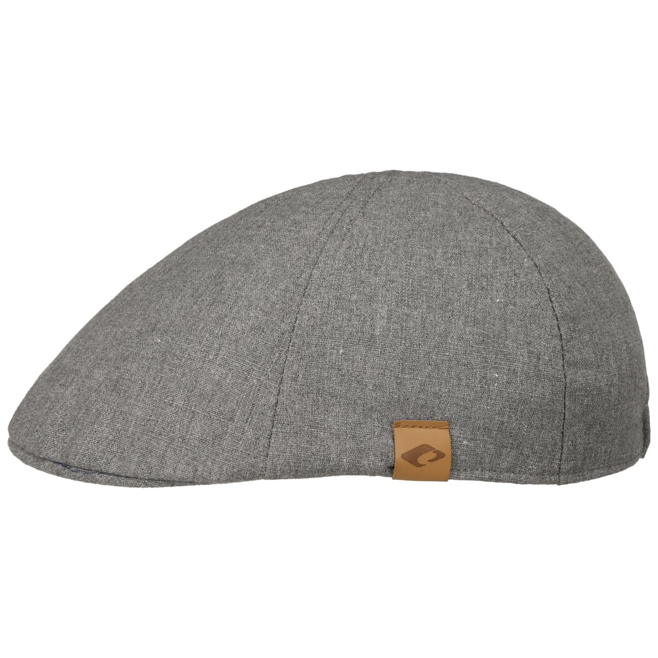 CHILLOUTS Shelton Flat Cap Men - Ivy hat with Peak, Lining Summer Spring-Summer - S/M (55-57 cm) Grey