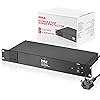 Pyle Surge Protector Extension Lead, 9 Outlet 15 Amp 1U Rack Mount with AC Filter, Heavy Duty Cable with Overload Protection for Home, Office, Gaming Accessories, Computer and Dorm Room Essentials