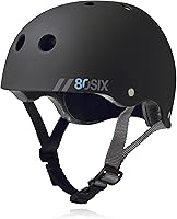 80Six Triple Certified Multisport Helmet for Bike, Skateboard, Scooter, Roller & Inline Skate - Ages 5+