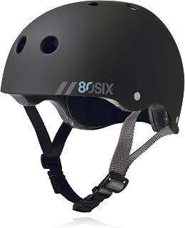 80Six Triple Certified Kids Multisport Helmet for Bike Skateboard Scooter Roller Skate Ages 5+