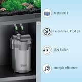 Tetra Ex 1000 Plus Filtr Zewnętrzny, Czarny, 300 l | Wydajny filtr | do akwariów do 300 l | tworzy krystalicznie czystą