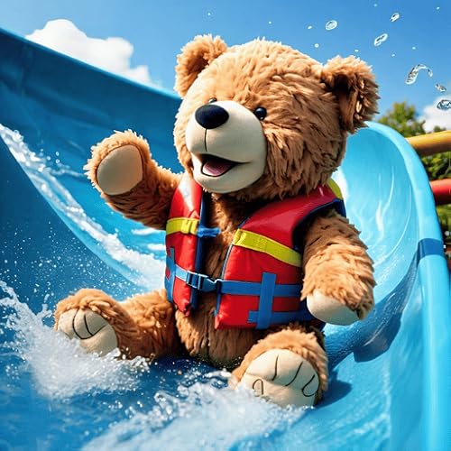 Aqua Bear Park .io - Bear Slides at Swimming Pool