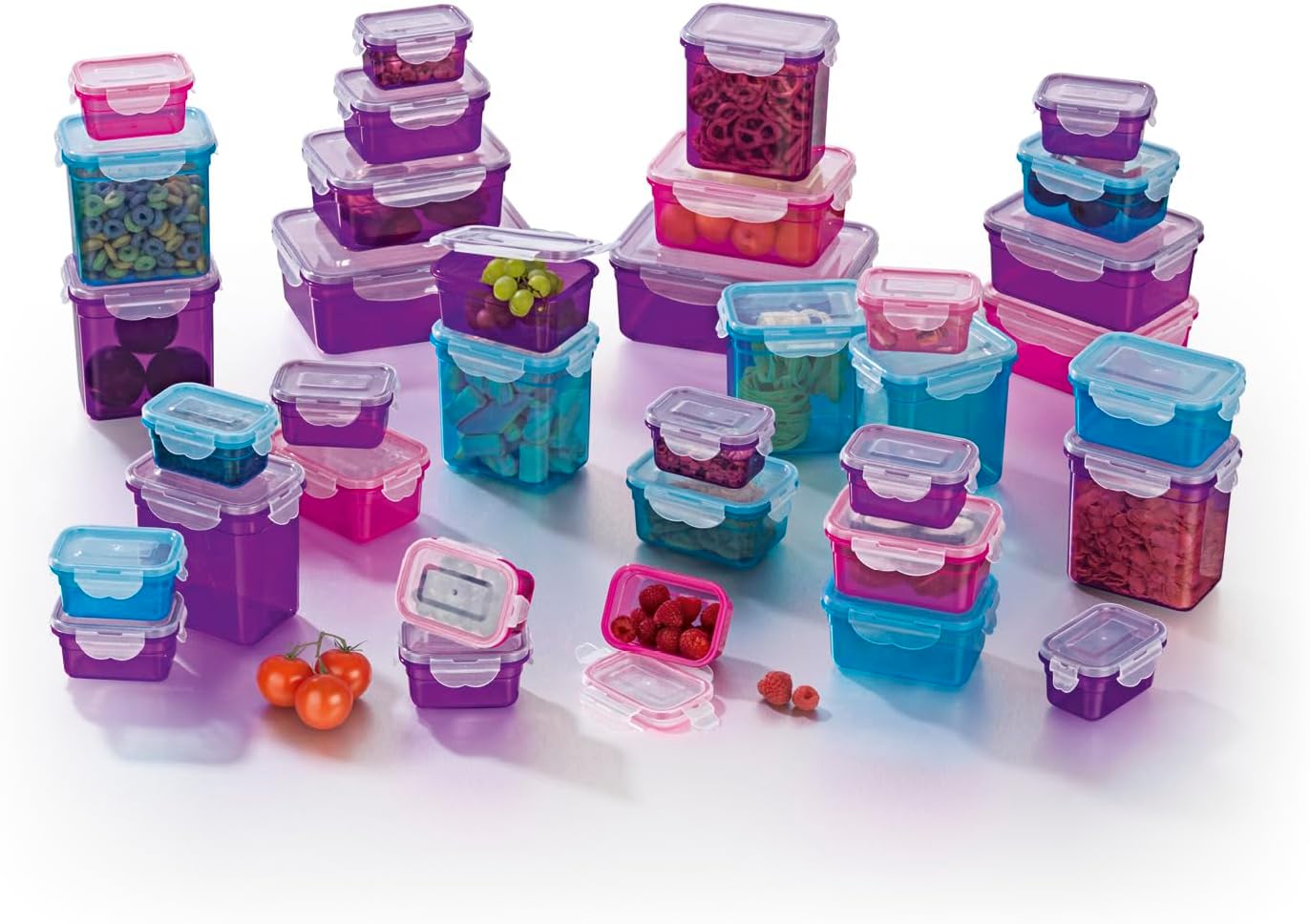 Gourmetmaxx Plastic Klick-it Set of 36